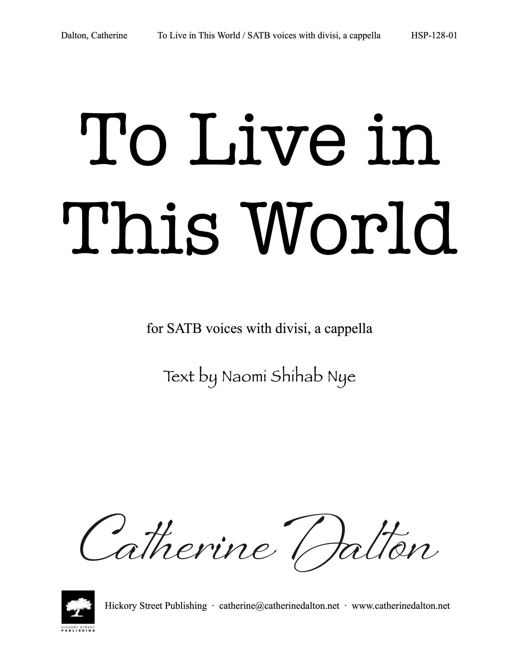 to-live-in-this-world-catherine-dalton-composer